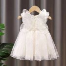 Rsslyn Cute Baby Dresses with Butterfly Wings Off White Dress for Toddler Girls