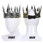 Rsslyn Play King Arthurs Crown for Boys Adjustable Head Size 2 Color Silver and Gold
