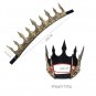Rsslyn Play King Arthurs Crown for Boys Adjustable Head Size 2 Color Silver and Gold