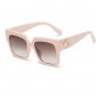 Rsslyn Oversized Black Sunglasses Birthday Party Big Letter F Retro Square Sunglasses Men Women