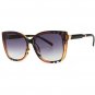 Rsslyn Stripe Eye Glasses Fashion Trend Sun Glasses Striped Sides
