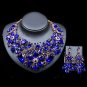 Rsslyn Beautiful Fuchsia Jewelry Set for Women All Crystal Jewelries