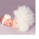 Rsslyn Cute Baby Props Newborn Baby Girls Skirts Matching Set Photography Accessory