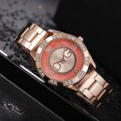 Rsslyn Women's Watches New Brand Pink Stainless Steel Quartz Ladies Wristwatches