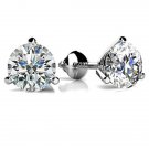 Rsslyn Laboratory Diamonds 100% 925 Sterling Silver Earring Anti-Itch Earrings