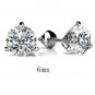Rsslyn Laboratory Diamonds 100% 925 Sterling Silver Earring Anti-Itch Earrings