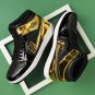 Rsslyn New Fashion Trend Hello Golden Sneakers for Boys Hip-Hop Style Comfy Shoes for Men