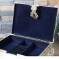 Rsslyn Vintage Jewelry Box for Elegant Woman Mothers Day Gift Free 2pcs CC Brooches