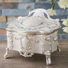 Rsslyn New Trendy Vintage Jewelry Boxes Trinket Engagement Ring Boxes Ivory Boxes