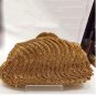 Rsslyn Black Clutch Unique Handbags Spiral Pattern Shoulder Bags for Women