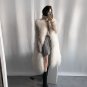 Rsslyn Fashion Chic Vests for Women Long Vest for Winter Bridal Vest Faux Lamb Fur Vest