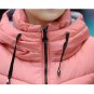 Rsslyn Solid Turtlenecks Black Jacket Black Parka for Teenage Girls