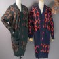 Wool Cardigan With Big Pockets Autumn Cardigan for Women Warmer Raglan Blue Cardigan