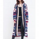 Rsslyn New Geometric Cardigan Long Cardigan of All Ages