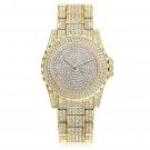 Rsslyn Golden Watch for Women All Crystal Gold Birthday Gift