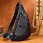 Rsslyn Fashion Black Shoulder Bags for Men Boys Crossbody Bag for Phone
