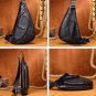 Rsslyn Fashion Black Shoulder Bags for Men Boys Crossbody Bag for Phone
