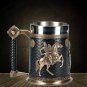 Rsslyn Stainless Steel Vikings Beer Cup Valor Knight Vintage Mugs