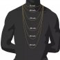 Rsslyn Mens Large Chokers 13mm Iced Out Cuban Golden Necklace for Men Chain Hip Hop Jewelry