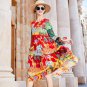 Rsslyn Tourist Outfit Colorful Spring Dress for Women High-Quality Silk Dresses Plus Sizes