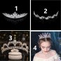 Rsslyn Crown Tiaras for Toddler Girls Butterfly Crowns Pearl Crown Pageant Crown