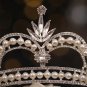 Rsslyn Crown Tiaras for Toddler Girls Butterfly Crowns Pearl Crown Pageant Crown