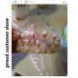 Rsslyn Crown Tiaras for Toddler Girls Butterfly Crowns Pearl Crown Pageant Crown