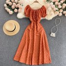 Rsslyn Womens Orange Dress for Thanksgiving Day Tween/Teenage Girls Dresses