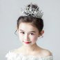 Rsslyn Double Swan Tiaras for Flower Girls Crown Wedding Accessories