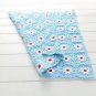 Rsslyn New Crocheted Blanket for Newborn Baby Girls Baby Shower Gift with Free Headband