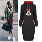 Rsslyn Pretty Red Hoodies for Teenage Girls Minnie Long Sweater Dresses
