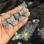Rsslyn Christmas Bow Earrings Large Silver Bow Earring for Women