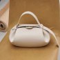 Rsslyn High-Quality Brown Leather Handbags for Women Classic Bag Solid Brown Underarm Bags
