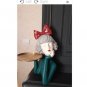 Rsslyn Home Accent Key Holder Lady in Red Resin Home Decoration
