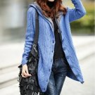 Rsslyn On Hand Items Blue Sweaters with Hood High Quality Warm Jackets for Women