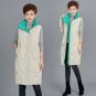 Rsslyn Fashion Black Vests for Women Turtleneck Vest Duck Padded Long Winter Jackets