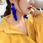 Rsslyn New Long Earrings Royal Blue Earrings