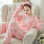 Rsslyn Bright Blue Fleece Sleeping Clothes for Teenage Girls Soft Blue Pajama Tween Girls