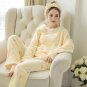 Rsslyn Bright Blue Fleece Sleeping Clothes for Teenage Girls Soft Blue Pajama Tween Girls