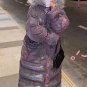 Rsslyn Triple Layered Cotton Duck Down Parka for Women Purple Parka