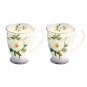 Rsslyn Vintage Countryside Tea Set Bone China Porcelain Floral 300ml Gift Cup