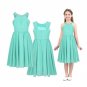 Rsslyn Turquoise Dresses for Tween Girls Free Tiara Sleeveless Birthday Dress