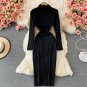 Rsslyn Hotpink Thermal Dress Layering Stretchable Winter Clothes Turtleneck Dress