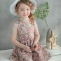 Rsslyn New Trend Hat and Dress for Toddler Girls Pink Cotton Pink Summer Dresses