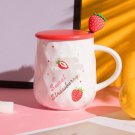 Rsslyn Birthday Girls Strawberry Milk Mugs Gift Sweet Strawberry Theme for Kitchen