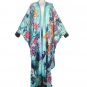 Rsslyn Yellow Caftan Kimono Body Beach Cover Multicolor Large Tunics for Women