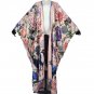 Rsslyn Yellow Caftan Kimono Body Beach Cover Multicolor Large Tunics for Women