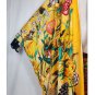 Rsslyn Yellow Caftan Kimono Body Beach Cover Multicolor Large Tunics for Women