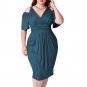 Rsslyn Blue Dresses for Plus Size Women Size 16 Dress Size 18-28 Dresses for Bigger Women