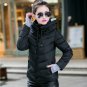 Rsslyn On Hand Black Parka Black Hooded Jackets for Teenage Girls
